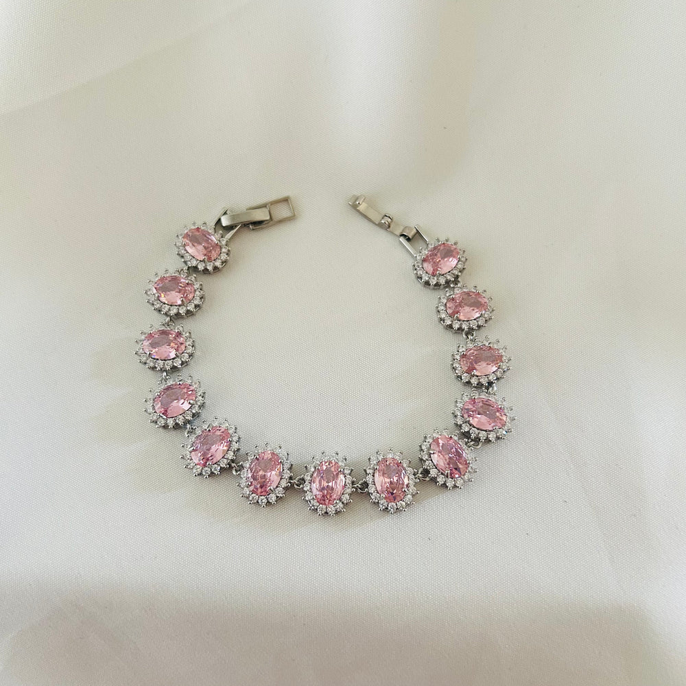 Blush Bloom Crystal Bracelet