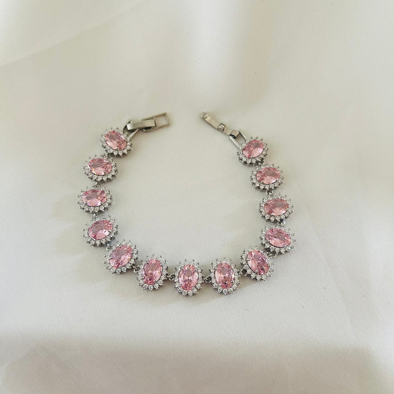 Blush Bloom Crystal Bracelet