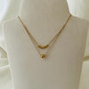 Dainty Double Ball Necklace