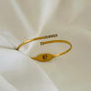 Minimalist open cuff bracelet