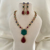 Multicolour Long Necklace Set