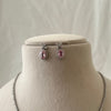 Velvet Pink Radiance Tennis Necklace Set