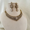 Floral Diamond Necklace Set