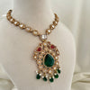 Green Kundan Pendant Necklace
