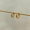 Studded Round Hoops
