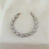 Pear Halo Crystal Bracelet