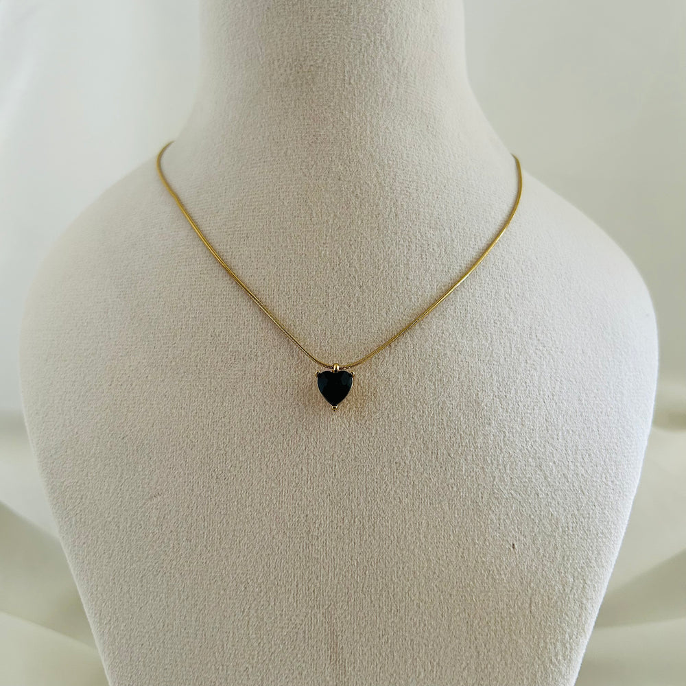 Heart Stone Pendent Necklace