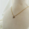Studded Bow Necklace