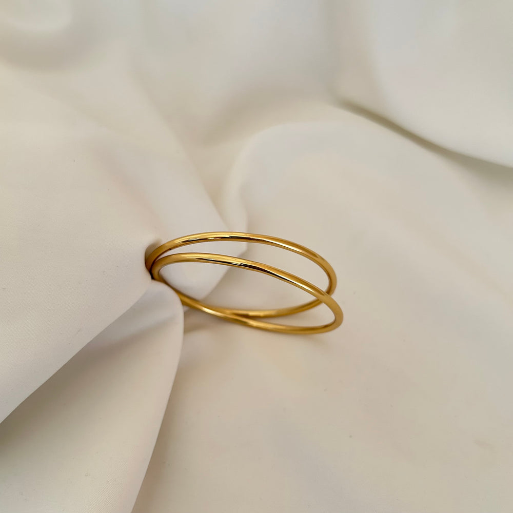 Sleek Plain Bangles (pair)