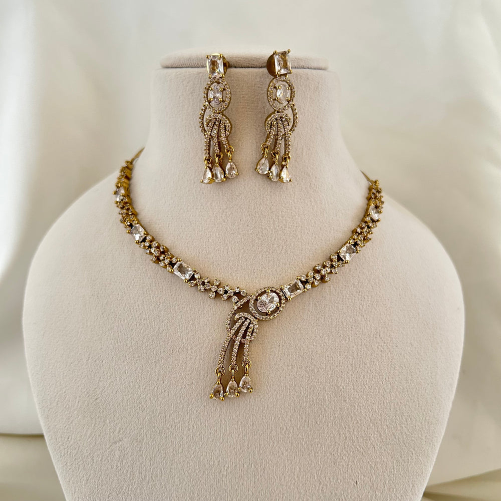 Tassel Pendant Necklace Set