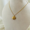 Golden Fish Charm Necklace