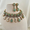 Sea Green Victorian Necklace Set