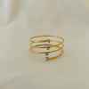 Aurora Spiral Crystal Bangle