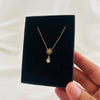 Floral Drop Necklace