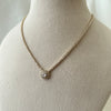 Round Solitaire Tennis Necklace Set