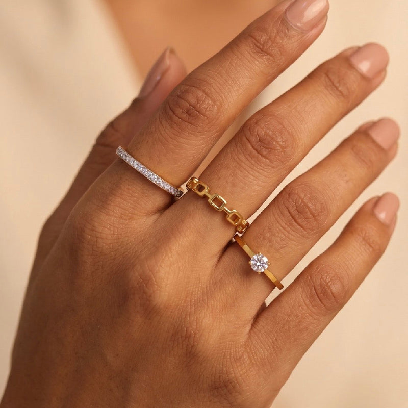 Royal Trinity Ring Set