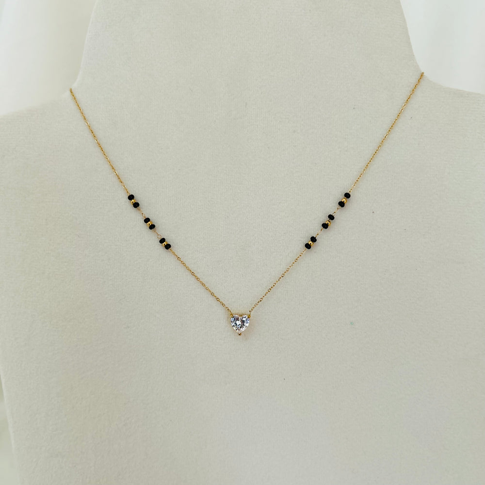 Heart Stone Mangalsutra