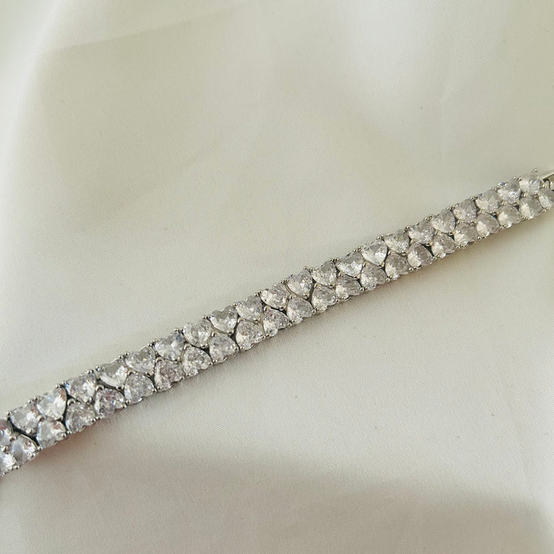 Royal Cushion Crystal Bracelet