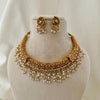 Antique Pearl Fringe Temple Necklace
