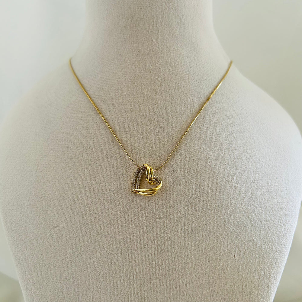 Pavé Heart Necklace