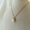 Pearl Drop Pendant Necklace