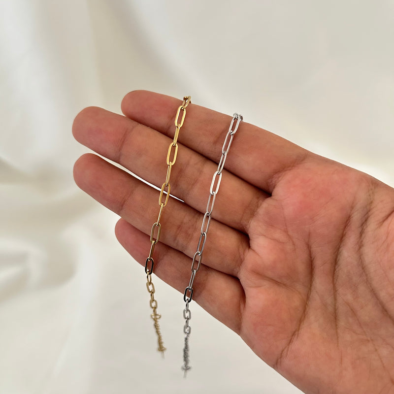 Paperclip Chain Bracelet