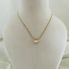 Round Stone Pendent Necklace