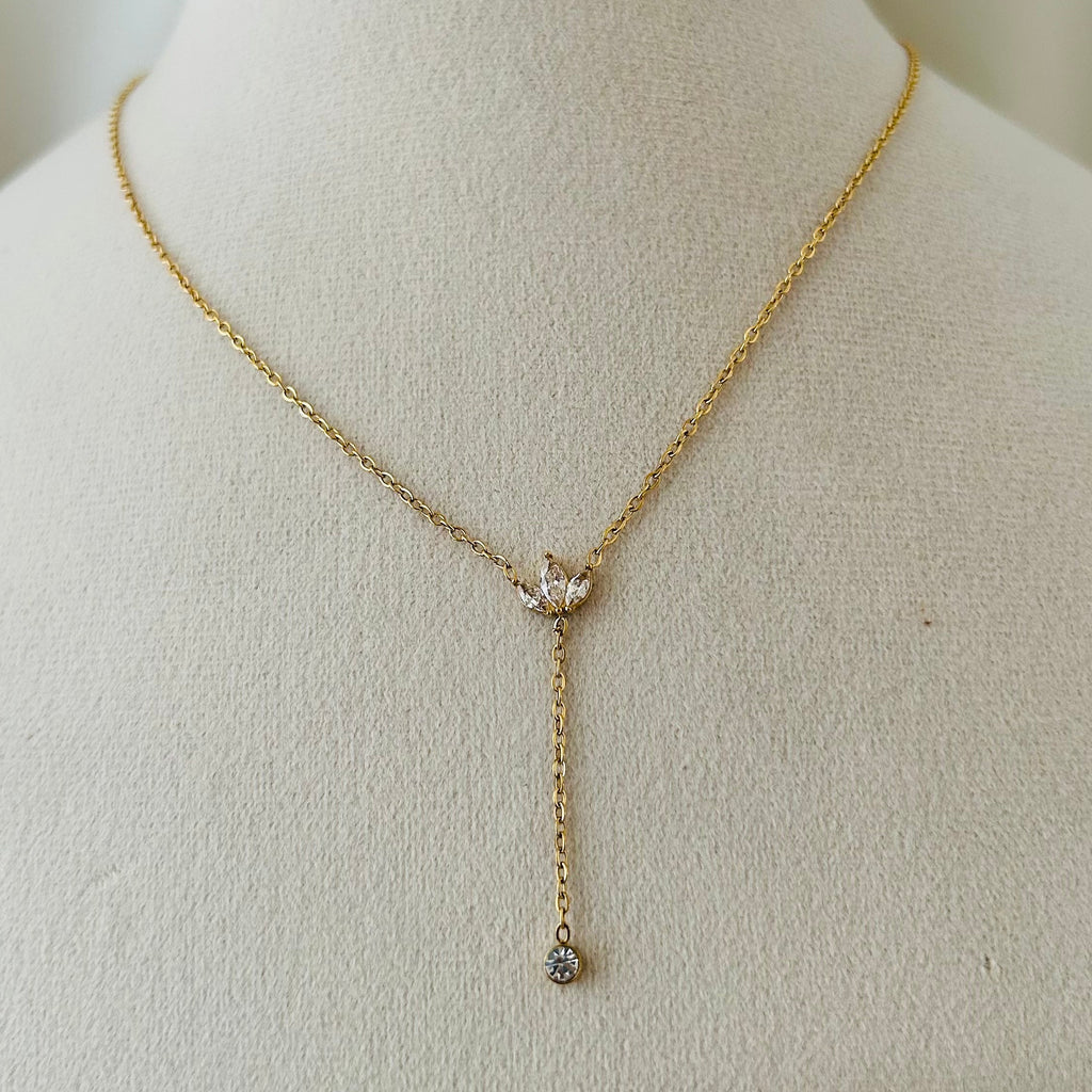 Mini Studded Hanging Necklace