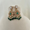 Green Kundan Pendant Necklace