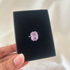 Lavender Emerald Halo Ring