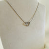 Hollow Heart Silver Necklace