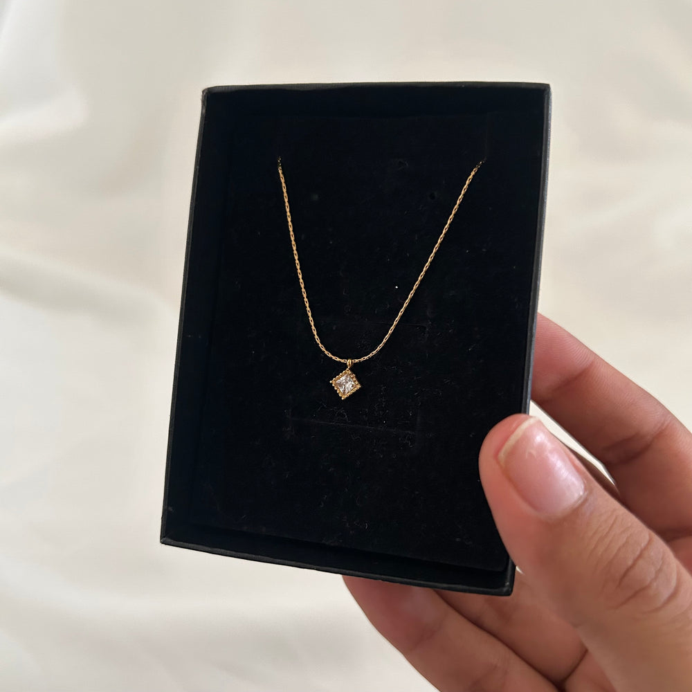 Mini Square Necklace
