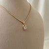 Imperial Oval Spark Tennis Necklaace Set
