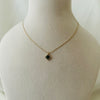 Green Crystal Diamond Necklace