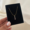 Celeste Teardrop Pendant Necklace