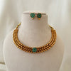 Floral Ruby Antique Necklace Set