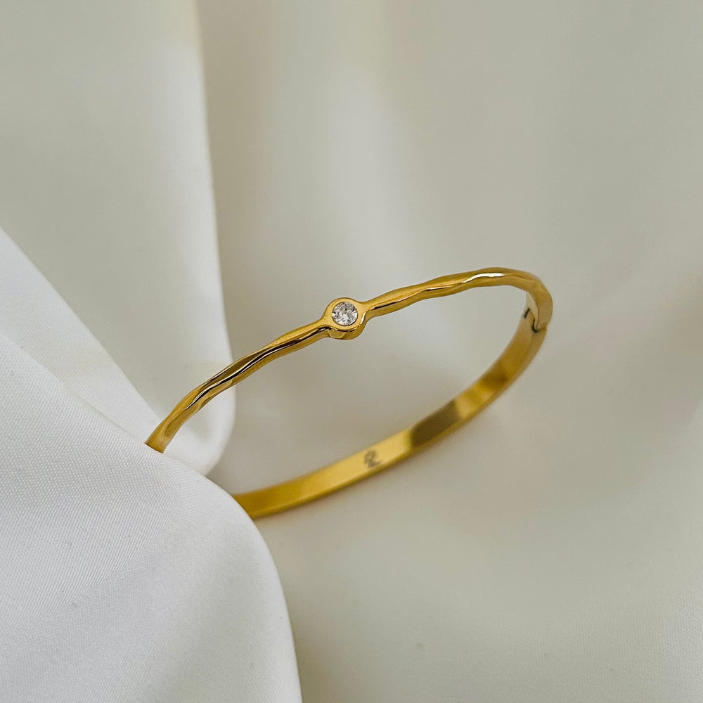 Solene Minimal Crystal Bracelet