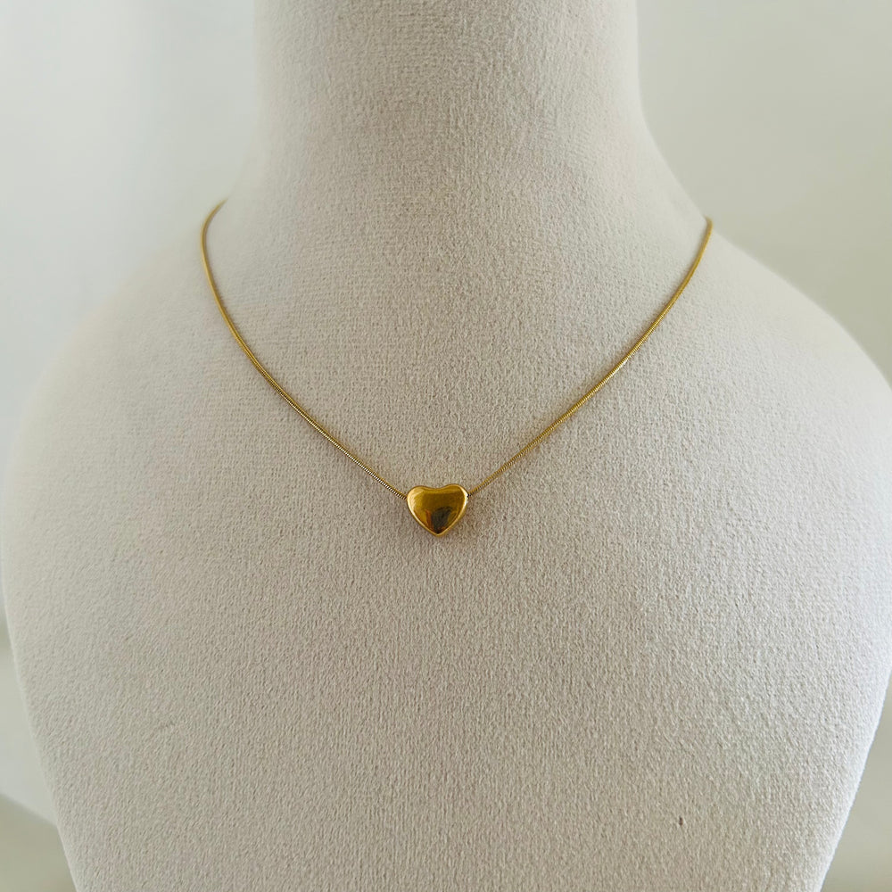 Solid Heart Necklace
