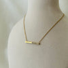 Gold Bar Necklace