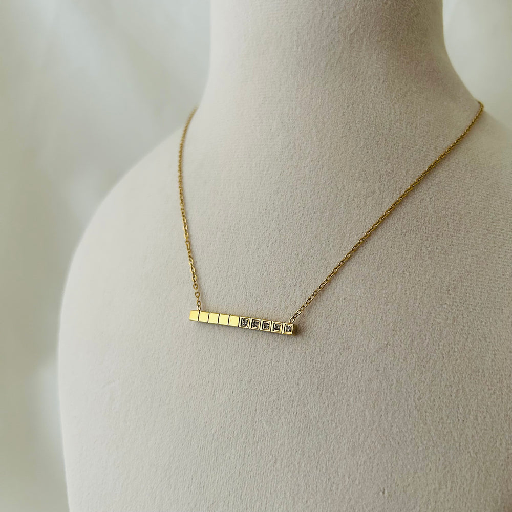 Gold Bar Necklace