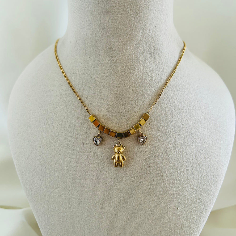 Teddy Love Charm Necklace