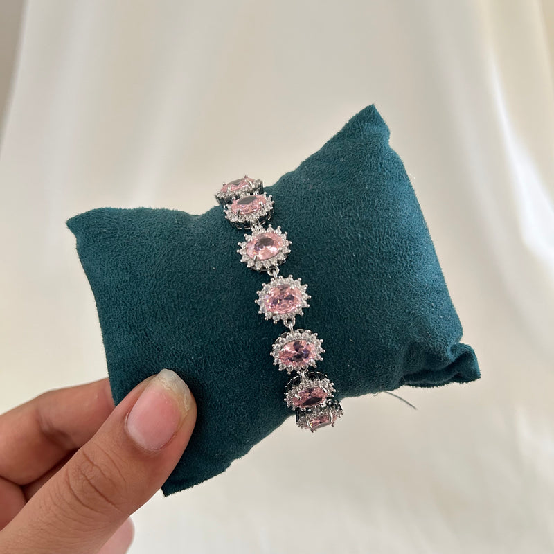Blush Bloom Crystal Bracelet