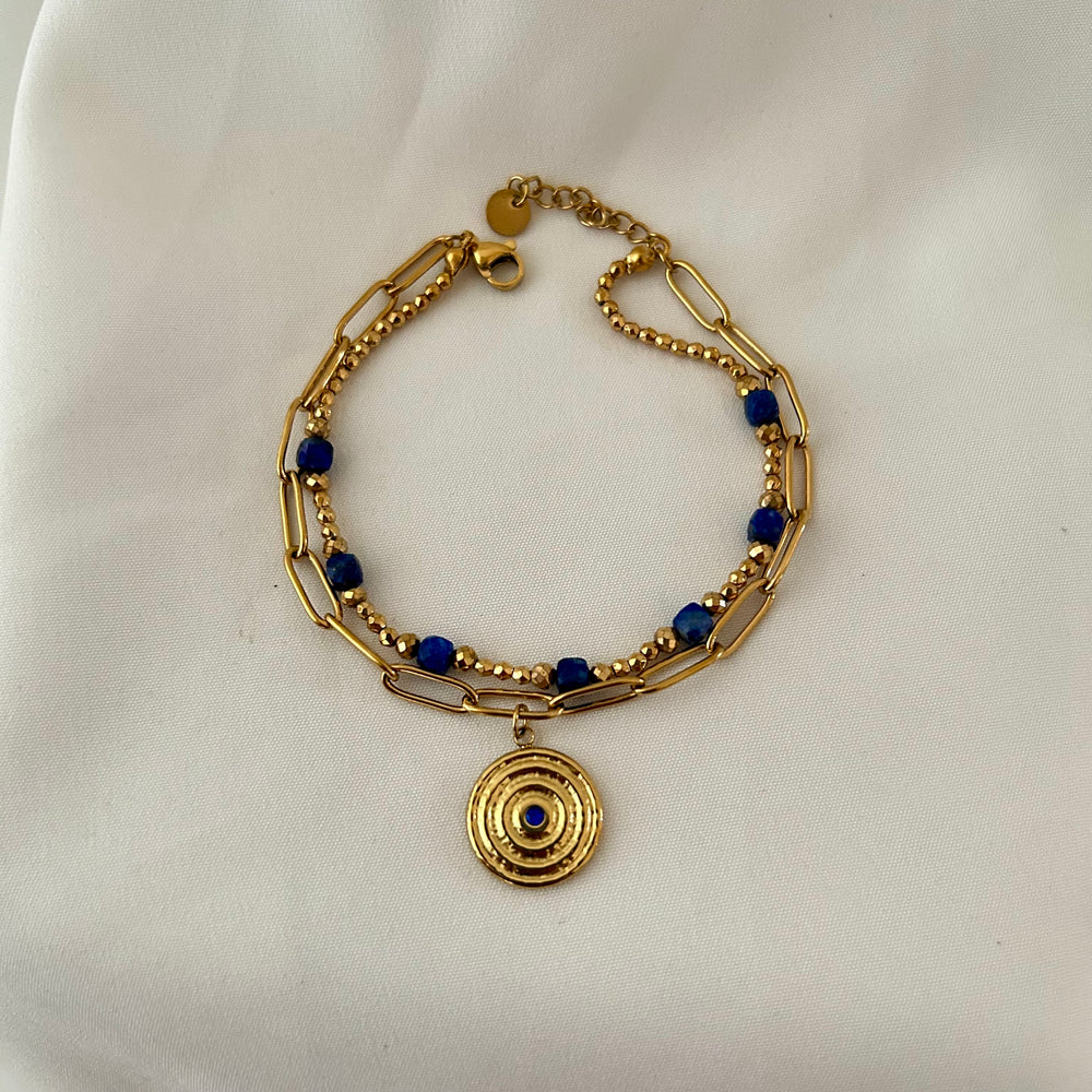 Celestial Evil Eye Layered Bracelet