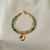 Emerald Radiance Locket Bracelet