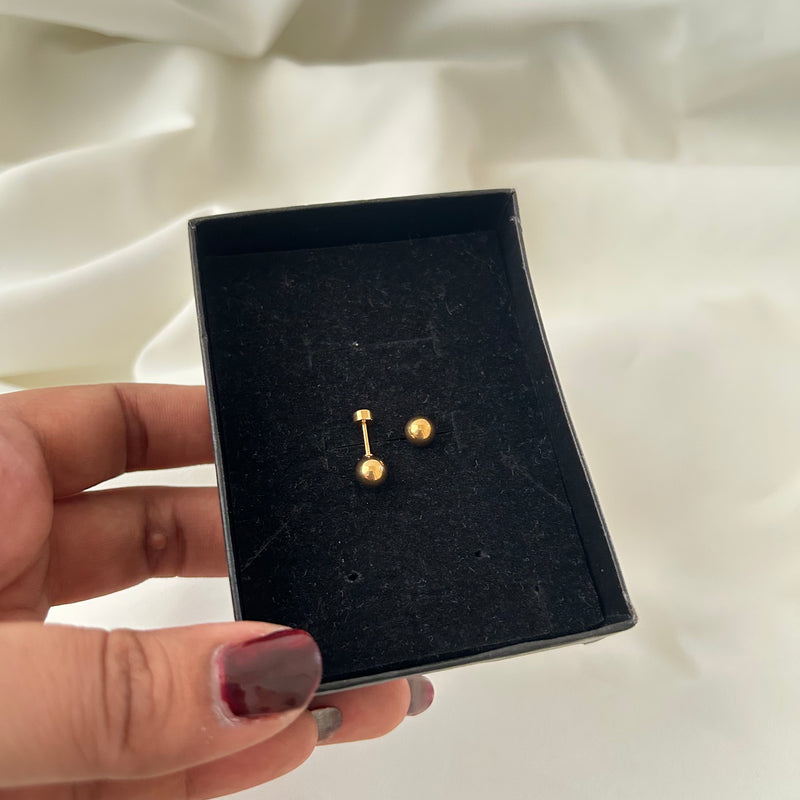 Solid Ball Flat  Back Studs