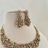 Floral Crystal Necklace Set