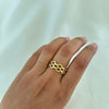 Grid Luxe Ring