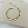 Celeste Coin Charm Bracelet
