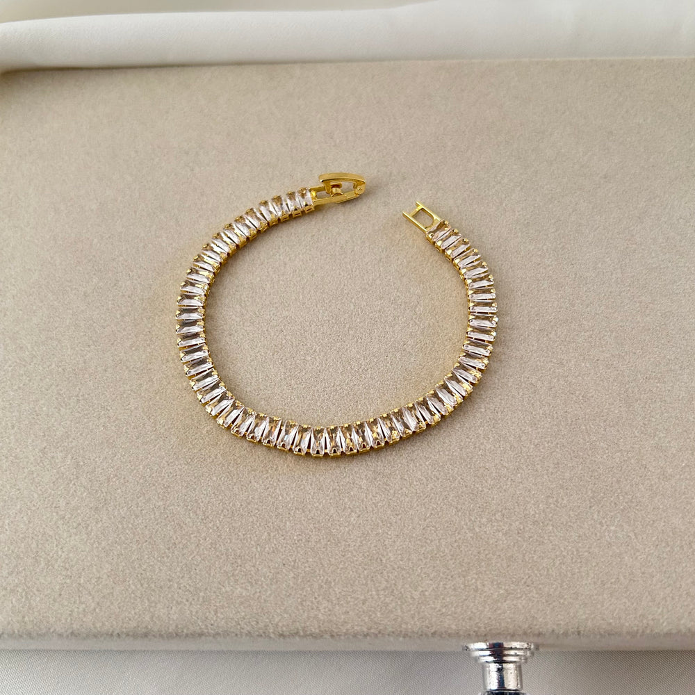 Rectangular Tennis Bracelet