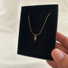 Mini Pink Tulip Necklace